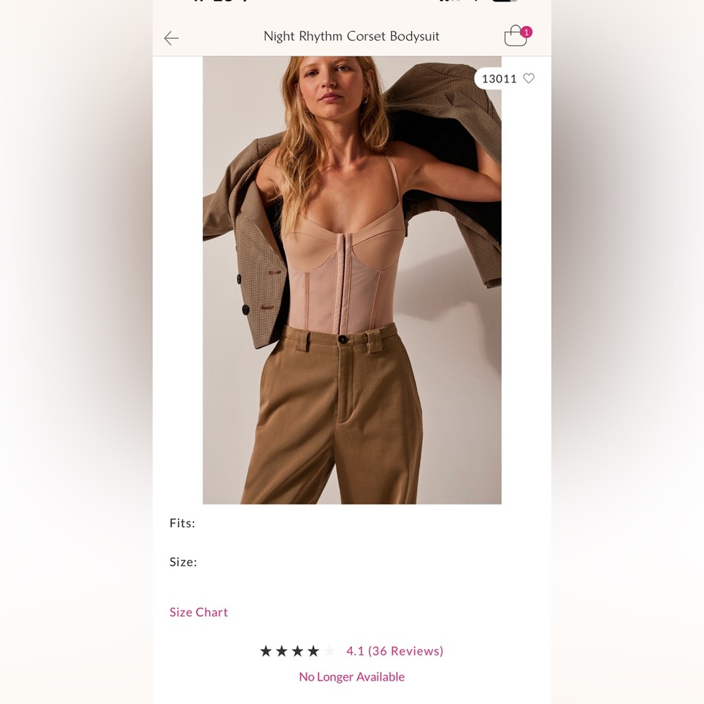 Free people corset body suit